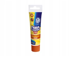 Astra plakatiniai dažai tūbelėje, oranžiniai, 30 ml