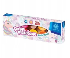 Astra plakatų dažai, 12 spalvų, 20ml