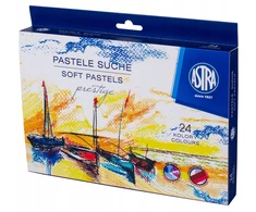 Astra Prestige sausos pastelės, 24 spalvos