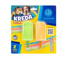 ASTRA šaligatvio kreida Astra Fun Ice Kreminis 2 vnt