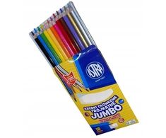 Astra storos spalvotos kreidelės, 12 vnt.