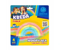 Astra vaivorykštės kreida 4 spalvos