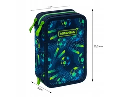 Astrabag Astra futbolo rašiklinė su 3 skyriais ir priedais