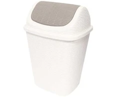 Besk Atkritumu konteineris Gaby1 Gaby1 su atverčiamu dangčiu 260x230x410mm Balta