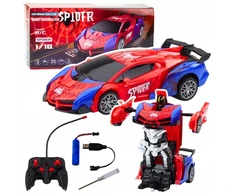 Atopdream Nuotoliniu būdu valdomas automobilis AUTO SPIDER 2in1 robotas 360° sukimosi LED efektai