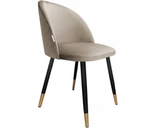 Atos Colin kėdė, juoda/auksinė koja MG09, stilinga ir elegantiška