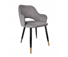 Atos Milano kėdė, juoda/auksinė koja, Vogue 15, elegantiškas dizainas