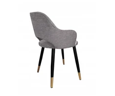 Atos Milano kėdė, juoda/auksinė koja, Vogue 15, elegantiškas dizainas
