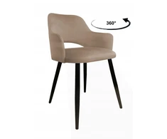 Atos Milano pasukama kėdė, juodas pagrindas MG06