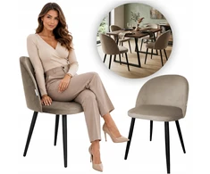 Atos Minkšta svetainės valgomojo kėdė Colin Leg Juodas MG09 Elegant