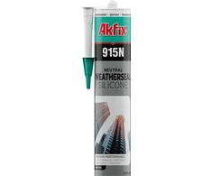 Atsparus oro sąlygoms silikonas AKFIX 915N, pilkos sp., 600 ml