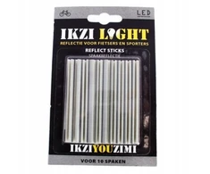 Atspindintys lazdelės - IKZI LIGHT - Lengvi - Dviračių priedai - Padidinta sauga - Lengva montuoti