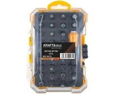 Kraftampdele Atsuktuvo antgalių komplektas 15-dalių, Kraftdele
