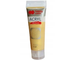 Auksiniai akriliniai dažai Happy Color, 75 ml