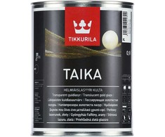 Aukso blizgesio dekoratyviniai dažai TIKKURILA TAIKA HELMIÄISLASYYRI, 0,9 l