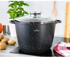 Aukštas marmurinis puodas / katilas Zilner 24cm / 6,2 l AROMA KNOB ZL7009