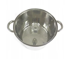 Aukštas puodas, nerūdijantis plienas, bigos, sriubos, sultinys, 9 litrai