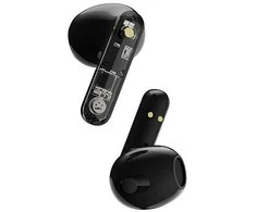 Ausinės į ausis STREETZ, permatomos, juodos / T150-BLK / 6612030