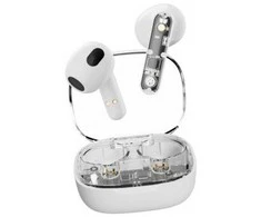 Ausinės į ausis STREETZ, permatomos, baltos / T150-WHT/ 6612031