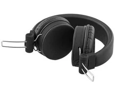 STREETZ ausinės su mikrofonu , 1 mygtukas, 1,5 m, juodos HL-W200