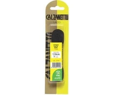 Austi apvalūs batraiščiai Calzanetto 1 pora / 110 cm juodi