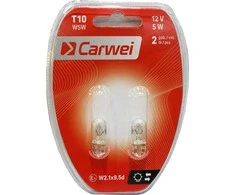 Aut.lemp./posūk./stabdž. Carwei 5W/12V/2vnt. T10