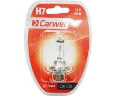 Aut.lemputė/tol. ir art. Carwei H7/55W/12V
