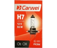 Aut.lemputė/tol. ir art. Carwei H7/55W/12V