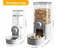 AUTOMATINIS VANDENS 2 VIENETŲ 520ML 1200ML VANDENS DALYTUVAS GRAUŽIAMS