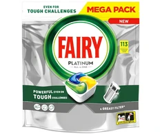 Indaplovių valiklis-kapsulės Platinum Fairy 81vnt. All in One