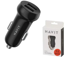 Automobilinė USB jungtis ALBURNUS, 12 V, 2 lizdai
