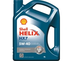 Automobilinė variklio alyva SHELL HELIX HX7 5W-40, 1 l