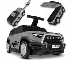 AUTOMOBILINIS lagaminas 3 viename, VAIKŲ AUTOMOBILIS PUSH JOY4KIDS