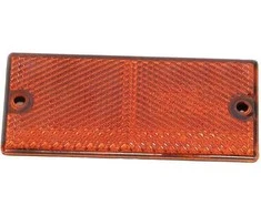 Automobilio priekabos atšvaitas Carpoint 40x90mm oranžinis