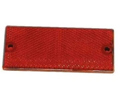 Automobilio priekabos atšvaitas Carpoint 40x90mm raudonas