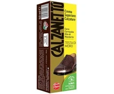 Avalynės priežiūros kremas-blizgiklis Calzanetto 50 ml tamsiai rudas
