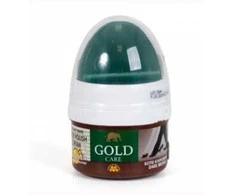 Avalynės priežiūros kremas-blizgiklis Polish Kreminis Gold Care 60ml rudas