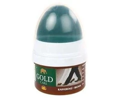 Avalynės priežiūros kremas-blizgiklis Polish Kreminis Gold Care 60ml rudas