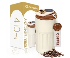 Avante TERMINIS PUODULIS SU ANTIŠKUMU SMART Termosas KAVAI, LED EKRANAS 410ml