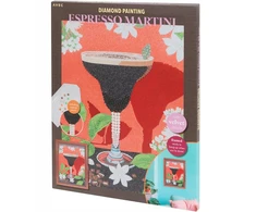 Avec Deimantų tapyba DEKORACIJOS PAVEIKSLAS DIAMOND DIY 30 x 40cm Espresso Martini