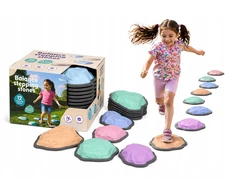 Avec SENSORY TRACK Blokai laiptai akmenys Montessori kliūčių ruožas 12 vnt
