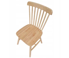 Avida Design Alberto Natural Classic Tradicinė medinė virtuvės valgomojo kėdė