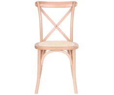 Avida Design Medinė kėdė Solido Natural Rattan Natural Boho Svetainė Balkonas Terasa