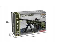 AWM SNIPER RIFLE KONSTRUKCIJOS KLAUKAI, 328 ELEMENTAI 6+ VAIKAMS