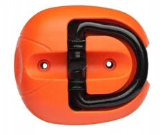 Axa Floor Anchor 14mm - tvirtas dviračio apsaugos inkaras, oranžinis