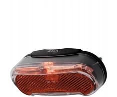 AXA Riff Switch galinis dviračio žibintas, skirtas 50/80 mm stovui, LED