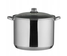 Axentia 128014 Nerūdijančio plieno puodas su dangčiu 20 l, 32 cm,