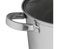 Axentia 128014 Nerūdijančio plieno puodas su dangčiu 20 l, 32 cm,