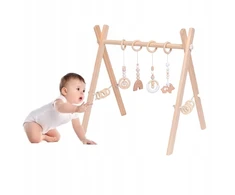 Baby Gym medinis lavinantis stovas + 4 pakabukai