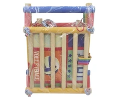Baby Mix Spalvotos Medinės Supypės Su Galvėle